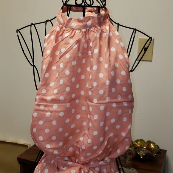 PINK POKADOT JUMPER - Picture 2 of 8